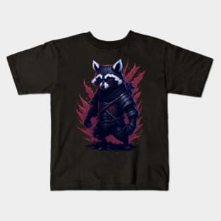 Ninja Raccoon Kids T-Shirt